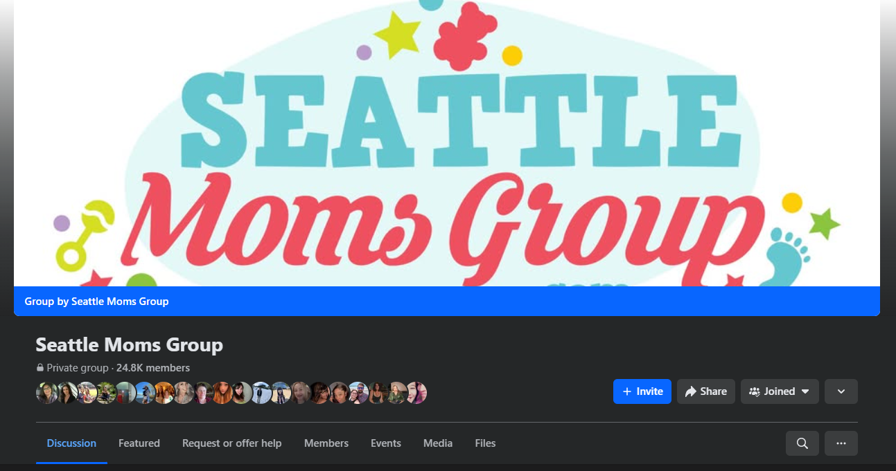 Example of a mom group